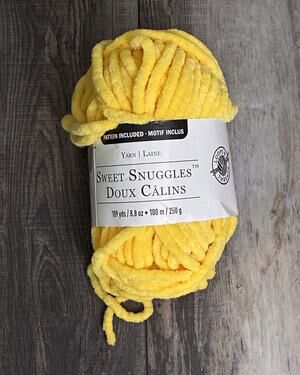 Loops & Threads Sweet Snuggles Jumbo Yarn - Yellow